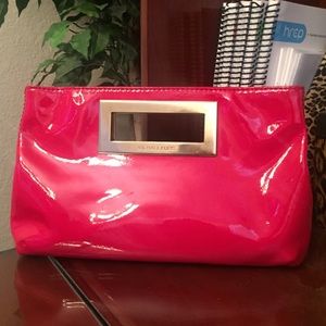 Michael Kors Red patent Clutch